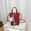 Bolso de mano nuevo de lunares, bolso para teléfono estampado, bolso de nicho estilo coreano, bolso de hombro de moda para el día a día para niñas, bolso cruzado