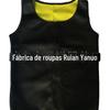 Colete de Suor Masculino Amazon Esportivo Fitness Zíper Modelador Transfronteiriço Autoaquecimento Suando Abafado Túnica de Suor