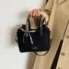 Bolso cubo, versátil y elegante, con una lujosa textura de gamuza, un bolso cruzado de moda, un nuevo bolso de hombro de nicho y moderno para mujer, 2026