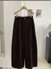 Pantalones de pana anchos tipo globo para mujer KEKEZOON, nueva moda casual para principios de otoño 2026, estilo moderno 9092