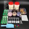 Paquete de Evento de Calentamiento con Cera de Taza de Soya para Bricolaje para 6 Personas/12 Personas/18 Personas/24 Personas/30 Personas Materiales Hechos a Mano Herramientas