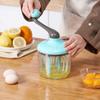 Batidor de huevos pequeño para el hogar, espumador de leche y clara de huevo, para repostería casera, para pasteles, batidor de huevos con manivela, batidor de huevos de mano