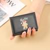 Nuevo ins Cartera Corta para Estudiante para Mujer Transfronteriza Moda Caricatura Clutch Plegable Triple