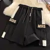 Pantalones Cortos de Verano 2024 para Hombre Estilo Americano Pantalones de Trabajo de Cinco Puntos Pierna Ancha Holgados Casuales Marca de Moda High Street Pantalones Deportivos de Baloncesto