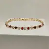 Pulsera al por mayor Joyería de Celebridad de Internet para Mujer, Estilo Simple Esmeralda, Microincrustación de Circonita para Primavera y Verano Nuevo Modelo 2024, Versátil y Elegante