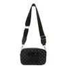 Bolsa de Ombro Quadrada Pequena com Letra para Mulheres 2025 Nova Tendência Moda Ins Crossbody para Mulheres Estilo Coreano Versátil Texturizada