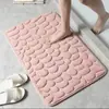 Tapete de Veludo Coral Pedregoso Transfronteiriço, Tapete Antiderrapante Doméstico para Banheiro, Tapete de Chão para Quarto e Sala de Estar, Capacho de Entrada Venda por Atacado