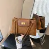 2026 Novo Design Sense Costura Diamante Corrente Moda Bolsa de Ombro Único Casual Versátil Bolsa Transversal Bolsa de Mão Tendência