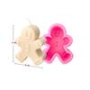 Árvore de Natal Homem de Gengibre Alce Mousse de Natal Molde de Silicone Aromaterapia Gesso Vela Bolo Decoração de Carro Molde de Decoração