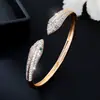 1 Pulsera Transfronteriza Amazon Moda Europea y Americana Clásico Abierto Pulsera Serpiente Microincrustada Circonita Joyería de Mano de Gama Alta