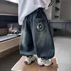 Pantalones Vaqueros para Niños Estilo Primavera y Otoño 2026 Nuevos Pantalones Casuales Elegantes para Niños Pantalones Harem para Bebé Niño con Puños Elásticos Modernos