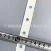Cinta de cuero PU con ojales, cordón de cuero, herrajes pintados en spray blanco, cinta con ojales, cinturón, correa para el hombro, accesorios para prendas de vestir, cinta