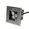 Luz de Solo LED Embutida Externa Impermeável Aço Inoxidável Luz de Chão para Praça Jardim Pátio Impermeável Economia de Energia