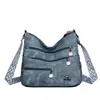 Nuevo Bolso de Hombro Único Versátil de Gran Capacidad de Moda Elegante para Mujer Bolso Cruzado Retro de Textura Simple de Alta Calidad