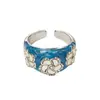 Colección Vintage de Qingdao Moda Versátil Lujo Ligero Joyería de Gama Alta Joyería de Estilo Francés de Nicho para Mujeres
