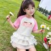 Roupas Infantis Personalizadas Saias de Verão para Meninas Saias Estilosas para Meninas Saias Plissadas Infantis Médias e Grandes Saias Bolo