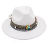 Ebay Sombrero de Copa Estilo Étnico Decoración de Gema Sombrero de Jazz Sombrero de Fieltro para Hombre y Mujer Sombrero de Felpa Mongol Sombrero Fedola Moderno