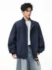 Chaqueta Harrington de estilo americano, corte limpio, cuello mao, unisex, nueva colección de otoño, chaqueta de béisbol de corte holgado, ropa de trabajo, chaqueta coach