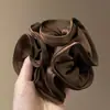 Goma de pelo grande estilo coreano para mujer, alta elasticidad, banda elástica para el pelo duradera, accesorio para el pelo de encaje de alta gama, venta al por mayor