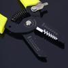 Pelacables Multifuncional 7 Pulgadas para Electricista al Por Mayor Cable Siete-En-Uno Mango Bicolor Alicates para Pelar Cables Jiutong