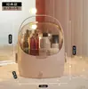 Oso de Paja Caja de Almacenamiento de Cosméticos para Mujer Caja de Almacenamiento Portátil para Cuidado de la Piel Caja de Almacenamiento Tipo Cajón Una Pieza Cabello