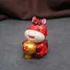 Mascote do Ano do Cavalo Estilo Chinês Selecionado Cuidadosamente Decoração de Carro Cavalo do Zodíaco Enfeite para Painel, Presente de Aniversário e Acessório para Festa Anual