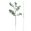 Rama de Eucalipto Artificial con Frutos y Gypsophila para Arreglos Florales, Decoración de Mesa y Vegetación Artificial