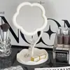 Espelho Portátil de Flor Ins Espelho de Mesa para Maquiagem Quarto de Estudante Girassol de Alto Valor Espelho de Maquiagem