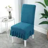 Funda de silla universal para todas las estaciones transfronteriza, funda para asiento y mesa de comedor, funda para respaldo, funda de taburete integrada, funda de silla de tela para el hogar