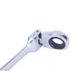 Llave de Carraca Giratoria, Juego de Llaves de Doble Propósito Rápidas, Juego Completo de Herramientas para Ferretería, Herramienta de Reparación de Máquinas de Boca Abierta, Herramienta Manual