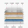 Piso Especial para Casas sin Terminar, Piso de PVC Engrosado y Reforzado, Suave y Cómodo para Caminar, Adecuado para Uso Doméstico, Reduce el Ruido, Disponible en Múltiples Colores