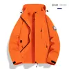 Chaqueta de tres en uno estilo camello para mujer, cortavientos e impermeable, desmontable, ropa para ciclismo y montañismo al aire libre