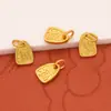 Accesorios Chapados en Oro que Conservan el Color Joyería DIY Colgante de Carácter de Fortuna Dorado Antiguo Cuerda para Pulsera Tejido Materiales para Colgantes