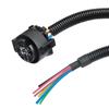 Venda por atacado 7 pinos reboque fêmea chicote 7-core carro reboque base adaptador cabo reboque conectado ao cabo de alimentação