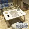 Escritorio de computadora extra alto y grande, adecuado para uso en dormitorios, mesa pequeña plegable, escritorio, dormitorio de estudiante, de pie, uso doméstico simple.