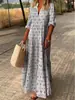 Outono/Inverno 2023 Deslumbrante Novo Cruzamento AliExpress Retro Gola Alta Tamanho Plus Moda Solta Longo Vestido
