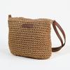 Bolso bandolera informal de paja, nuevo bolso de verano sencillo y portátil, bolso tejido, bolso de playa para vacaciones en la playa, bolso de mujer combinable