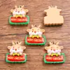 Múltiplos Acessórios de Resina DIY Série de Natal Pingentes Árvore de Natal Sinos Papai Noel Rena Boneco de Neve Enfeites Pendurados