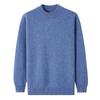 Suéter de cachemira para hombre, 100% cachemira pura, primavera y otoño, nuevo jersey de manga larga, cuello alto medio, suéter de punto grueso de siete pines