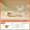 Flor de Granado Filtro de Té Cerámico de Doble Asa Colador de Té Chino Filtro de Té Doméstico Accesorios para Juego de Té Kung Fu de Gama Alta