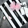 Tendencia Arco Perla Rosa Hierro Negro y Blanco Moño Decoración Enchufe Forma de Puerta Tarjeta Fiesta Postre