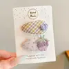 Pinza para el Cabello de Lana con Estampado de Leopardo para Otoño e Invierno para Mujer, Elegante Pinza para Flequillo Lateral, Pinza BB de Gama Alta para Pelos Sueltos, Pasador de Moda Estilo Retro
