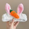 Diadema de dibujos animados para lavarse la cara para mujer, nueva diadema de felpa 2026 para maquillaje, pasador lindo, goma para el pelo, accesorio para la cabeza