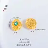 Pulseira antiga feita à mão com acabamento fosco dourado areia, com detalhes vazados, do Mágico de Oz, com contas soltas, material para acessórios DIY