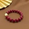 Pulsera de Círculo Único Zincan para el Año de Nacimiento, Combinada con Cuentas Luminosas, Pulseras de Año Nuevo para Hombres y Mujeres, Modelos de Bienestar para la Sala de Transmisión en Vivo