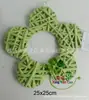 Novos Pingentes Decorativos Trançados de Vime e Rattan Suprimentos para Decoração de Natal Enfeites de Natal para Hotel Pequenas Decorações de Vime