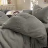 Juego de Cuatro Piezas de Sábanas, Funda de Edredón, Gasa de Burbujas Cama de Dormitorio Juego de Cama de Tres Piezas 2025 Sin Algodón Algodón Puro Nuevo Modelo de Invierno