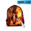 Mochila Escolar Transfronteriza 3D Amazon Mochila Pirata Casual Mochila Bolsa para Hombres y Mujeres Llavero Mochila Escolar