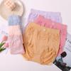 Ropa interior dulce con lazo nueva de verano para mujer, ropa interior abdominal para chica rellenita, talla grande, ropa interior de cintura alta sin costuras, venta al por mayor