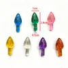 Luz de Repuesto para Árbol de Navidad de Cerámica Burbuja Oliva Grande Multicolor Torcido Iluminación Navideña DIY Accesorios de Plástico
